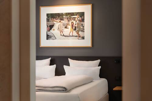 Schlafzimmer in der Superior Suite.