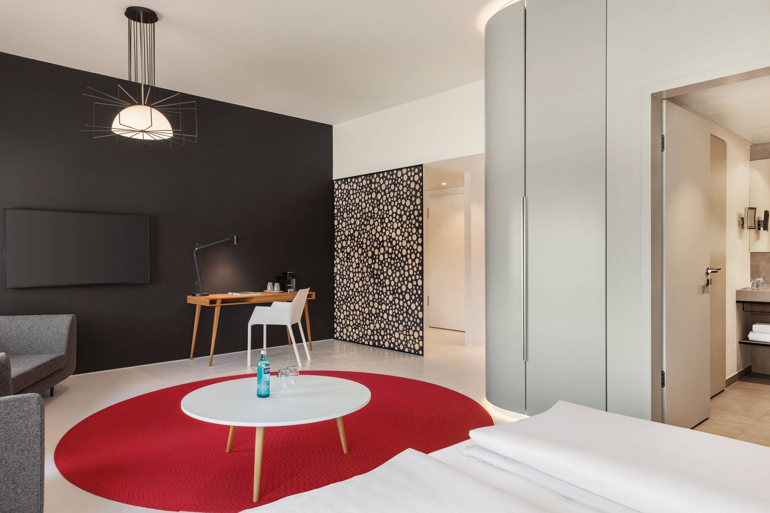 Executive Suite with living and sleeping area.