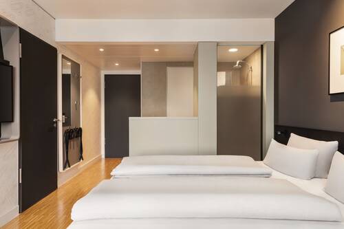 Standard-Doppelzimmer im Ernst Leitz Hotel.