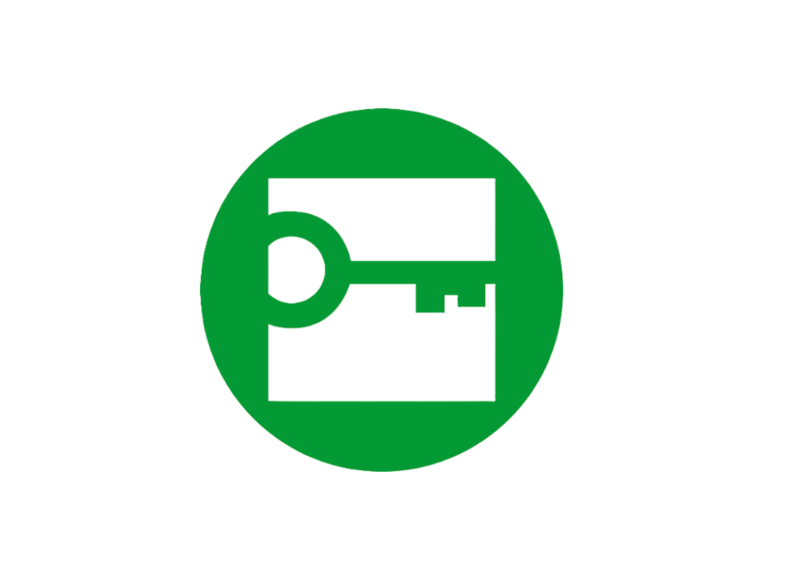 Green key rund 2