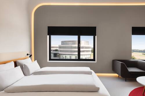 Suite Executive with views towards the Leica World.