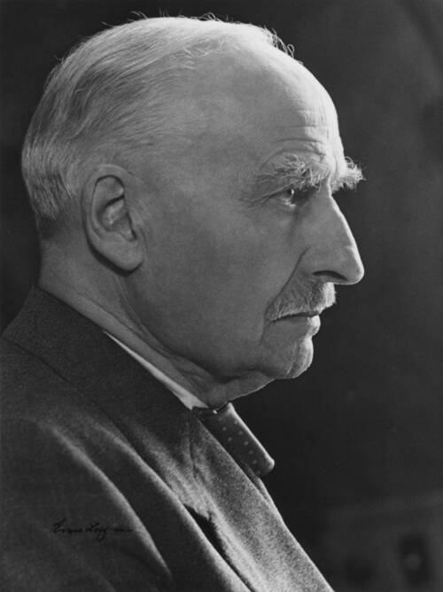 Ernst Leitz II im Seitenportrait