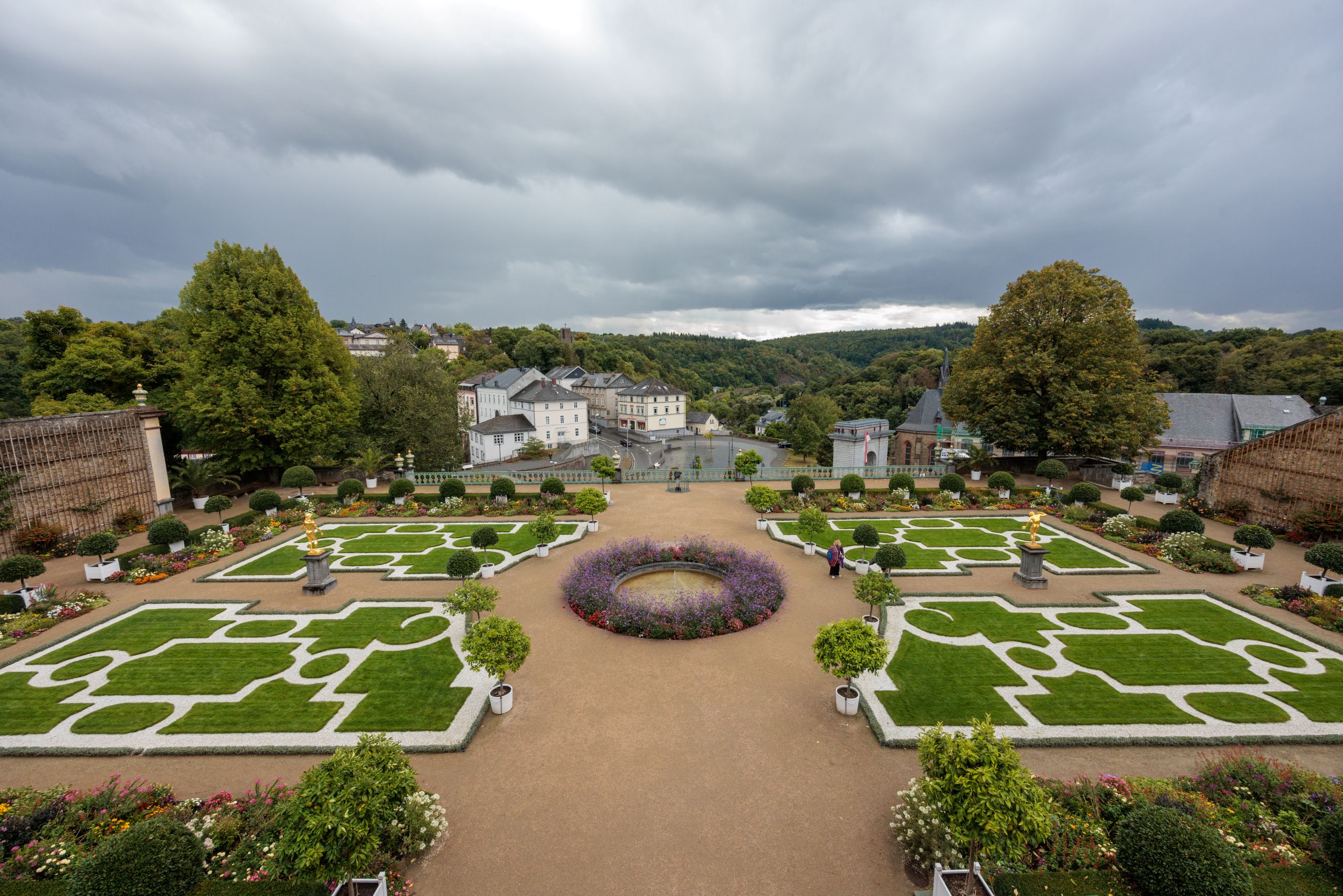 Schlossgarten in Weilburg