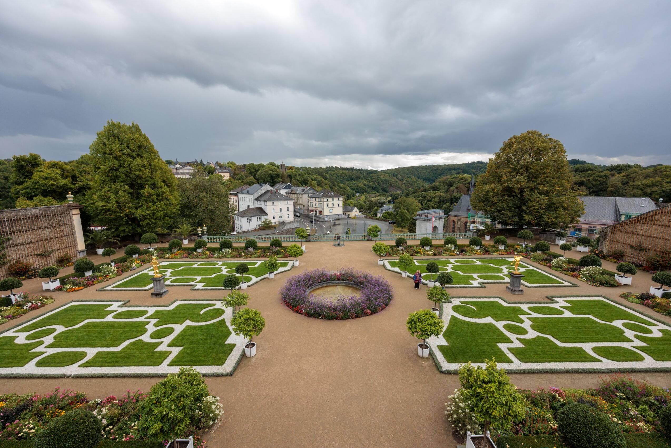 Schlossgarten in Weilburg